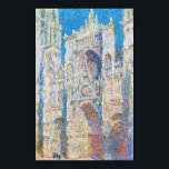 Rouen Cathedral (Sunlight), Monet ポスター<br><div class="desc">Oscar-Claude Monet (14 November 1840 – 5 December 1926) was a French painter, a founder of French Impressionist painting and the most consistent and prolific practitioner of the movement's philosophy of expressing one's perceptions before nature, especially as applied to plein air landscape painting. The term ""Impressionism"" is derived from the...</div>