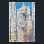 Rouen Cathedral (Sunlight), Monet ポスター<br><div class="desc">Oscar-Claude Monet (14 November 1840 – 5 December 1926) was a French painter, a founder of French Impressionist painting and the most consistent and prolific practitioner of the movement's philosophy of expressing one's perceptions before nature, especially as applied to plein air landscape painting. The term ""Impressionism"" is derived from the...</div>