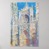 Rouen Cathedral (Sunlight), Monet ポスター (正面)