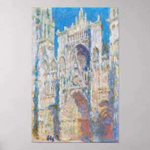 Rouen Cathedral (Sunlight), Monet ポスター