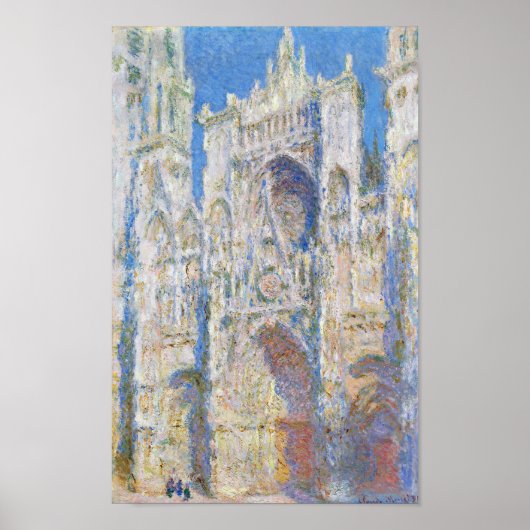 Rouen Cathedral (Sunlight), Monet ポスター (正面)