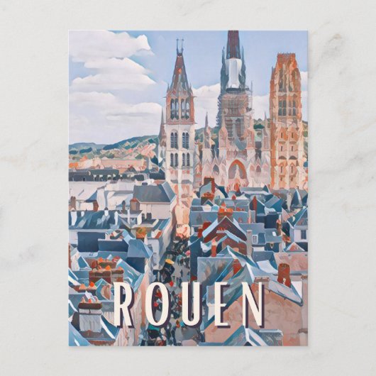 Rouen Photo Vintage  ポストカード (正面)
