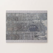 Rouen Portal Gray Weather by Monetの大聖堂 ジグソーパズル (横)