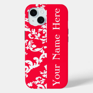 Rouge Damask氏はっきりした名@ Emporiomoffa iPhone 15ケース