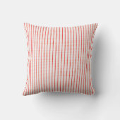 rouge, décoration de maison, abstrait, motif jet クッション (裏面)