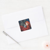 Rouge et Gris : Une Connexion Inattendue スクエアシール (封筒)