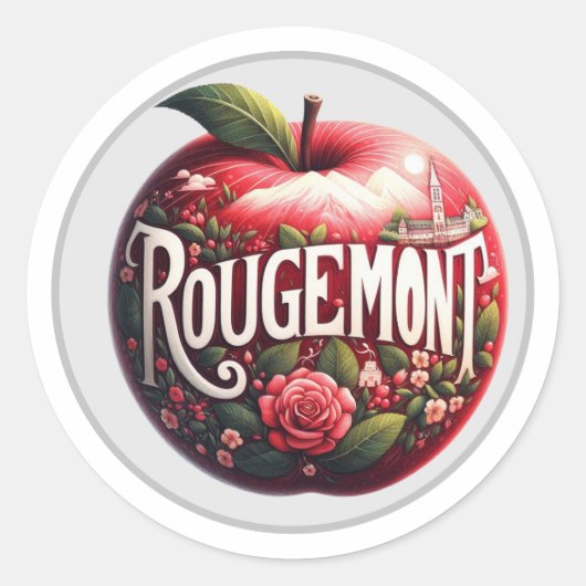 Rougemont Québec ラウンドシール (正面)