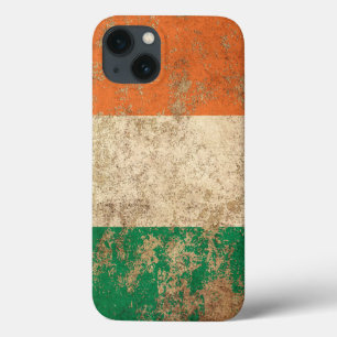 Rough Aged Vintage Irish Flag iPhone 13ケース