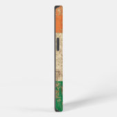 Rough Aged Vintage Irish Flag iPhoneケース (右側面)