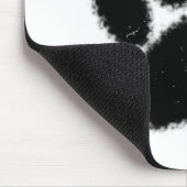 Rough And Distressed Dog Paw Print マウスパッド (コーナー)