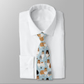 Rough Collie Paws and Bones Neck Tie ネクタイ (タイ)