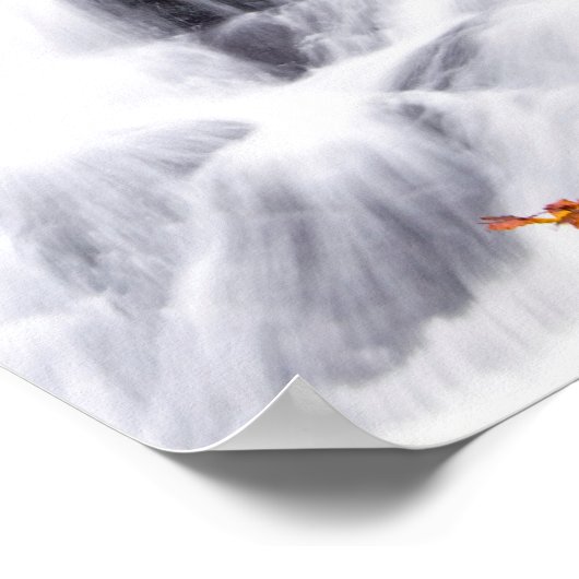 Rouken Glen waterfall, Glasgow, Scotland Poster ポスター (角)