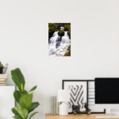 Rouken Glen waterfall, Glasgow, Scotland Poster ポスター (ホームオフィス)
