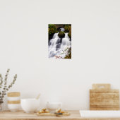Rouken Glen waterfall, Glasgow, Scotland Poster ポスター (キッチン)
