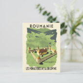 Roumanie Romania Vintage Poster 1930s ポストカード (スタンド正面)
