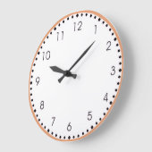 Round Acrylic Wall Clock ラージ壁時計 (傾斜)