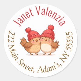 Round address labels ラウンドシール