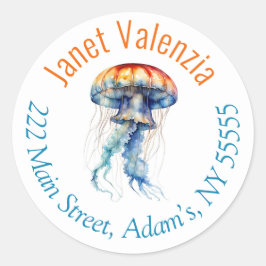 Round address labels ラウンドシール