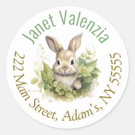 Round address labels ラウンドシール