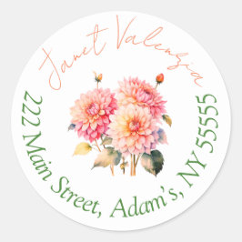 Round address labels ラウンドシール