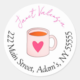 Round address labels ラウンドシール