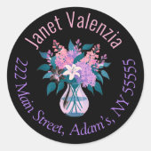 Round address labels ラウンドシール (正面)