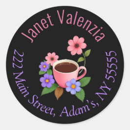 Round address labels ラウンドシール