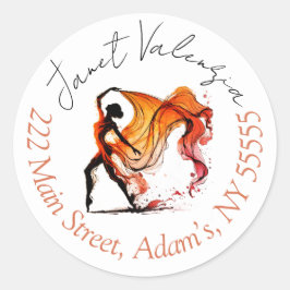 Round address labels ラウンドシール