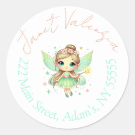 Round address labels ラウンドシール