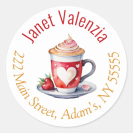 Round address labels ラウンドシール