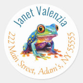 Round address labels ラウンドシール (正面)