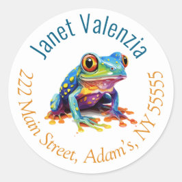 Round address labels ラウンドシール