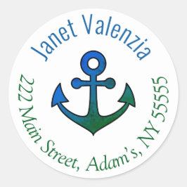 Round address labels ラウンドシール