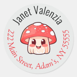 Round address labels ラウンドシール