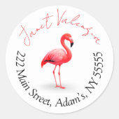 Round address labels ラウンドシール (正面)