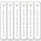 Round bee art honey small seal sticker シール (正面)