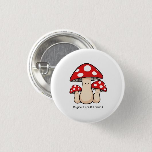 Round Button 缶バッジ (正面&裏面)