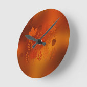 Round clock autumn ラウンド壁時計 (傾斜)