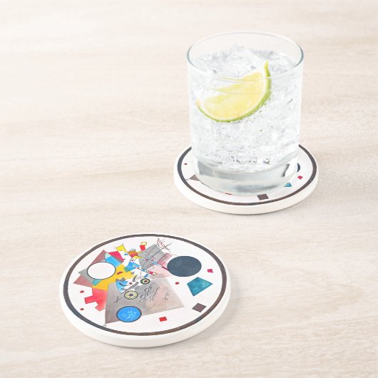 ROUND COASTER - Light Circle (1922) by Kandinsky コースター (側面)