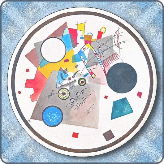 ROUND COASTER - Light Circle (1922) by Kandinsky コースター