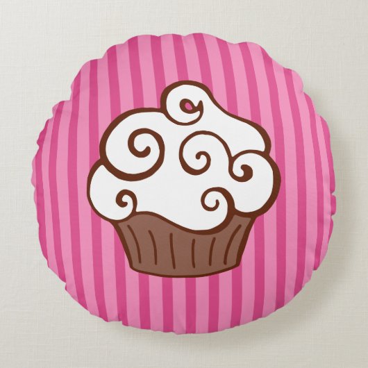 Round Cupcake Pillow ラウンドクッション (正面)
