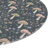 Round Deep Slate Blue Fungi Dark Academia Circle カッティングボード (角)