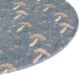 Round Deep Slate Gray Fungi Minimalist Circle カッティングボード (角)