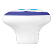 Round Evil Blue Matiセラミックノブ セラミックノブ (側面)