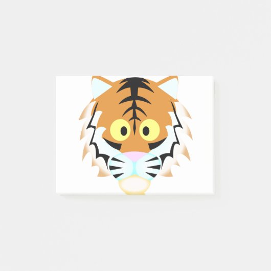 Round Head Tiger ポストイット (正面)