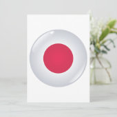 Round Japan Flag Invitations 招待状 (スタンド正面)