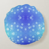 Round jellyfish-shaped pillow in a gradient  ラウンドクッション (裏面)