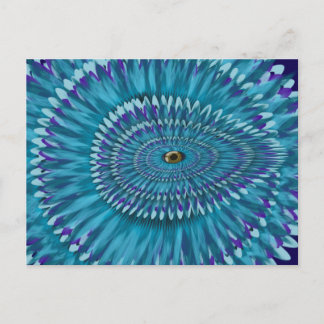 Round Jurassic EYE SEE YOU doodle  ポストカード