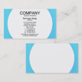 Round Panel – 青テクスチ絵を描ャ 名刺 (正面/裏面)