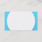 Round Panel – 青テクスチ絵を描ャ 名刺 (裏面)